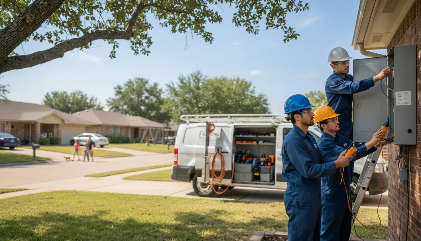Certified electrician providing emergency electrical services in Grady, NM